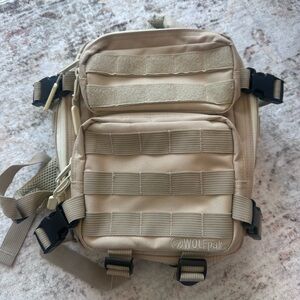 WOLF Beige Tactical Backpack